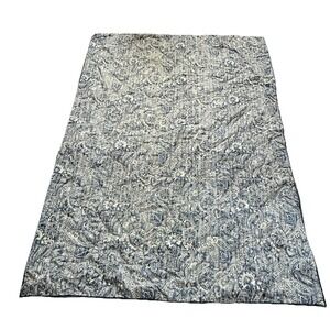 Woolrich Home Paisley Throw Blanket Blue 62x86 Twin Quilt